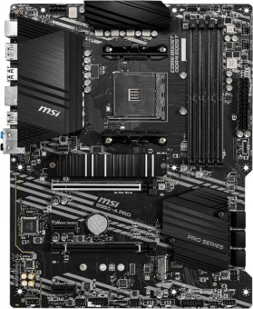 Материнская плата Socket AM4 MSI B550-A PRO (B550) 4*DDR4 2*PCI-Ex1 2*PCI-Ex16 SATA M.2 HDMI DP ATX