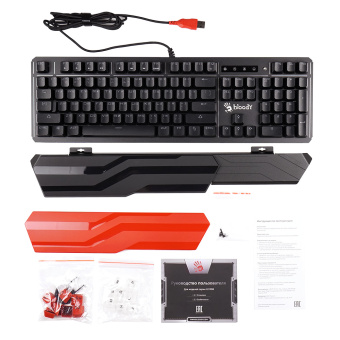 Клавиатура проводная A4Tech Bloody B975 RGB Led Black