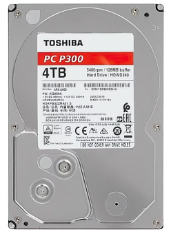 Жесткий диск SATA 4Tb Toshiba P300 5400rpm 128Mb SATA-3