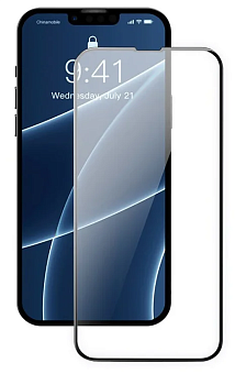 Защитное стекло для смартфона Apple iPhone 13 Pro Max 6.7" - Gurdini 3D Premium Glass черное