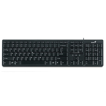 Клавиатура проводная Genius SlimStar 126 Black