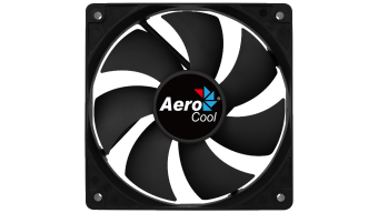 Вентилятор для корпуса 120mm Aerocool Force 12  Black (3-pin/4-pin, 120х120х25мм, 23.7дБ, 1000об/мин)