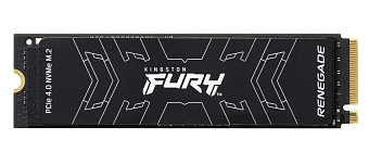 Накопитель SSD M.2 4Tb Kingston Fury Renegade (PCI-E 4.0 x4, 7300/7000 Мбайт/сек, 4000 TBW)
