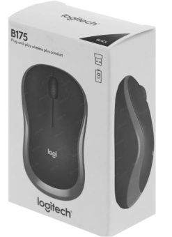Мышь беспроводная Logitech B175 Wireless Black