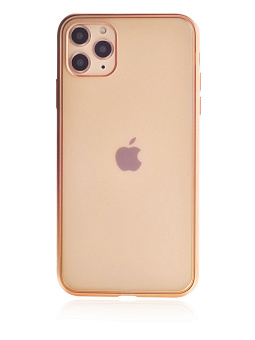 Чехол для смартфона Apple iPhone 11 Pro 5.8" - Gurdini Matt Silicone overlay золотой