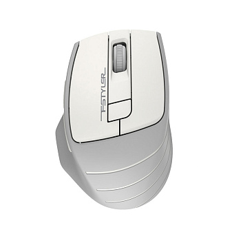 Мышь беспроводная A4Tech Fstyler FG30S 2000dpi бесшумная Grey-White