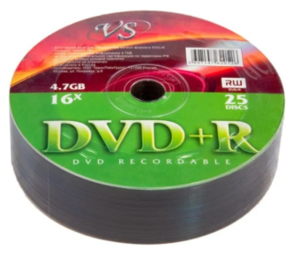 Диск DVD-R 4,7Gb VS 16x Shrink (25шт.)