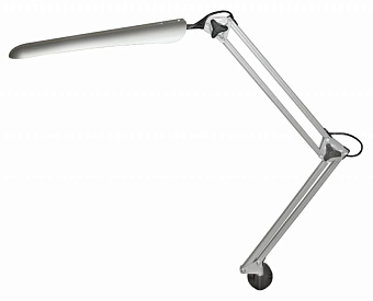 Светильник ТрансВит HERMES,  8Вт, на струбцине, светодиодный, серебристый