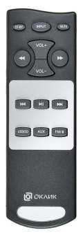 Акустическая система OKLICK OK-441 (2x10W+30W, bluetooth, FM, SD, USB, ПДУ) black