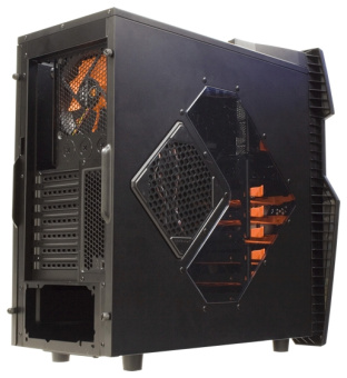 Корпус ASUS Ascot Challenger 6HM6 (268x514x523 мм, 9.8 кг, 4*USB, ATX, без БП, чёрный)