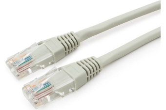 Кабель патч-корд Patch cord кат.5e 10.0м, Cablexpert, LSZH, многожильный, серый
