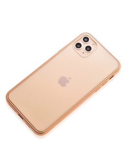 Чехол для смартфона Apple iPhone 11 Pro 5.8" - Gurdini Matt Silicone overlay золотой