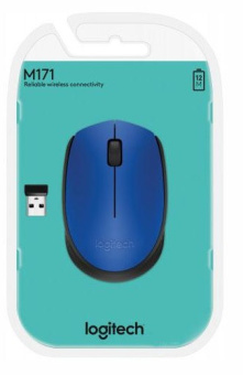 Мышь беспроводная Logitech M171 Wireless Blue