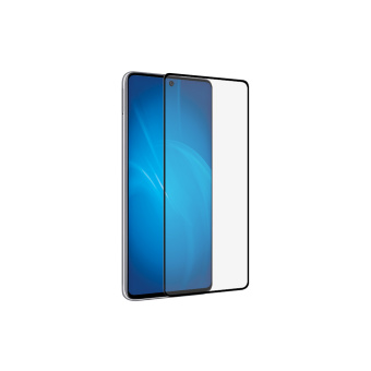 Защитное стекло для смартфона Samsung Galaxy A72 - DF sColor-115 Fullscreen+Fullglue с рамкой черный