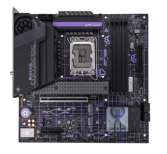 Материнская плата Socket-1700 Colorful COLORFIRE B760M-MEOW WIFI D5 PURPLE(B760) 4xDDR5 HDMI DP mATX