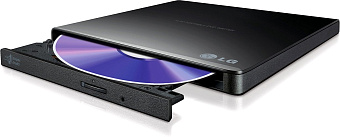 Внешний привод DVDRW LG [GP57EB40] USB2.0 Black DVD-RAM DVD±R/RW DVD±R/R DL CD-R/RW RTL