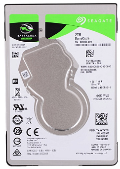 Жесткий диск_2.5" SATA 2Tb Seagate  5400rpm 128Mb SATA-3