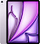 Планшет Apple iPad Air 13" 2024 M2  128Gb  Wi-Fi Purple