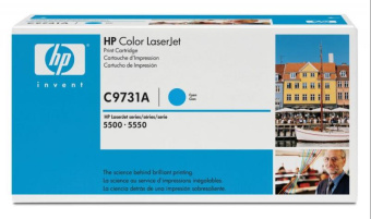 Картридж лазерный HP 645A (C9731A) для HP 5500/5550, 12000 стр. голубой