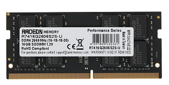 Модуль памяти SODIMM DDR4 16Gb PC4-21300 2666MHz AMD Radeon R7 Performance