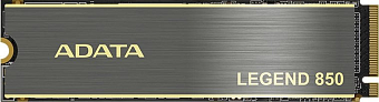 Накопитель SSD M.2 512Gb ADATA Legend 850 (PCI-E 4.0 x4, 5000/2700 Мбайт/сек)