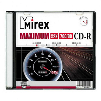 Диск CD-R 700 Mb Mirex 52x Jewel Case Maximum