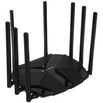 Wi-Fi роутер Mercusys MR90X AX6000 5 ГГц 2500 Мбит/с черный
