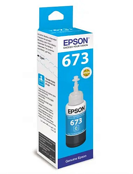 Картридж струйный EPSON T6732 для Epson L800/L805 голубой (замена для 044994)