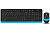 Комплект беспроводной (клавиатура+мышь) A4Tech Fstyler FG1010 Wireless Black-Blue
