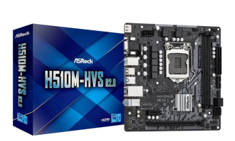 Материнская плата Socket-1200 ASRock H510M-HVS R2.0 (H510) 2*DDR4 HDMI VGA mATX