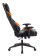 Кресло Zombie VIKING 5 AERO (эко.кожа, мех. качания, крест. пластик, до 120 кг) Черно-оранжевый