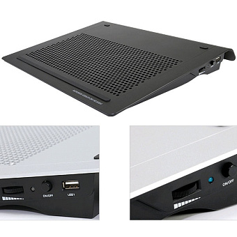 Подставка для ноутбука 17" Zalman ZM-NC2000 Black