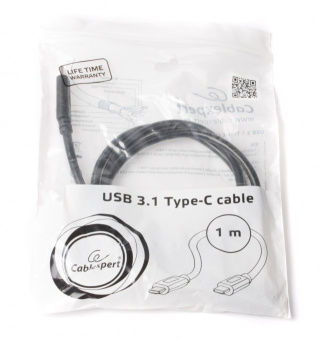 Кабель USB-C < - > USB-C, 1.0м, Cablexpert