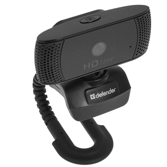 Веб-камера Defender G-lens 2597 (CMOS 1/4 - 2.0Mp, 60°, 1280х720, автофокус,микрофон, 1,5м, USB2.0)