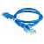 Кабель патч-корд Patch cord кат.5e  1.0м, Гарнизон, многожильный, синий