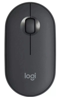 Мышь беспроводная Logitech M350 Bluetooth Pebble Graphite