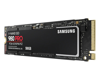 Накопитель SSD M.2 500Gb Samsung 980 PRO (PCI-E 4.0 x4, 6900/5000 Мбайт/сек)