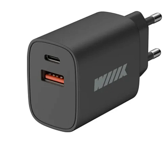 Сетевое зарядное устройство Wiiix UNN-1-2-04 5W USB-C черный