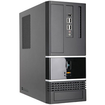 Корпус INWIN BK623 (Minitower,, 400W, mATX, чёрный)