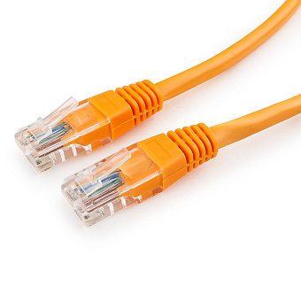 Кабель патч-корд Patch cord кат.5e  1.5м, Cablexpert, многожильный, оранжевый
