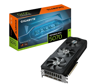 Видеокарта 12Gb GIGABYTE GV-N5070EAGLE OC-12GD (RTX5070) GDDR7 HDMI DP