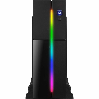 Корпус Aerocool Playa Slim (SlimTower, 2*USB3.0, RGB, mATX, SFX, без БП) чёрный