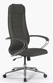 Кресло МЕТТА Sit 10 3D4.52.1.2A3 (Sit 10 B1-128K - Bahama/Ub09/Wh12/K1cF(M09.B23.G18.W02) Темно-Серый