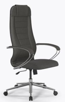 Кресло МЕТТА Sit 10 3D4.52.1.2A3 (Sit 10 B1-128K - Bahama/Ub09/Wh12/K1cF(M09.B23.G18.W02) Темно-Серый