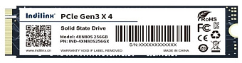 Накопитель SSD M.2 256Gb Indilinx 4XN80S (PCI-E 3.0 x4, 2300/1200 Мбайт/сек)