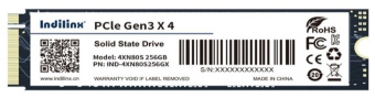 Накопитель SSD M.2 256Gb Indilinx 4XN80S (PCI-E 3.0 x4, 2300/1200 Мбайт/сек)