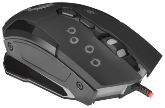 Мышь проводная Defender GM-170L Killer (3200dpi переключаемая подсветка коврик в комплекте ) USB Black
