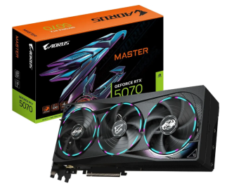 Видеокарта 12Gb GIGABYTE GV-N5070AORUS M-12GD (RTX5070) GDDR7 HDMI DP