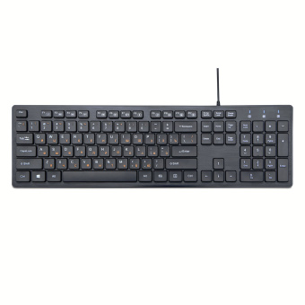 Клавиатура проводная Gembird KB-8360U USB+HAB Black