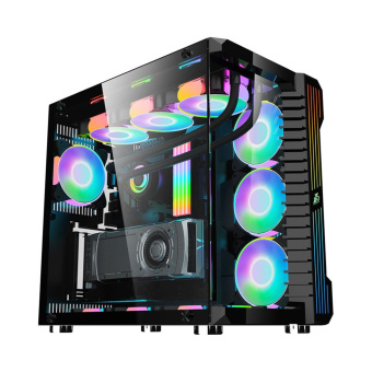 Корпус 1STPLAYER STEAMPUNK SP9 ATX Black
